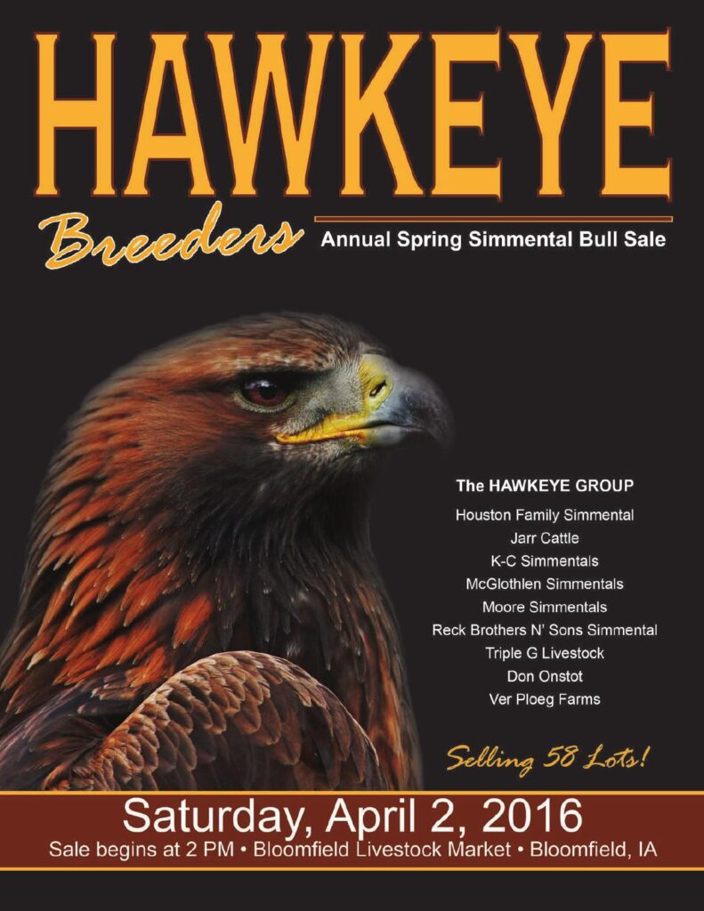 Hawkeye Breeders - 2016 Spring Simmental Bull Sale
