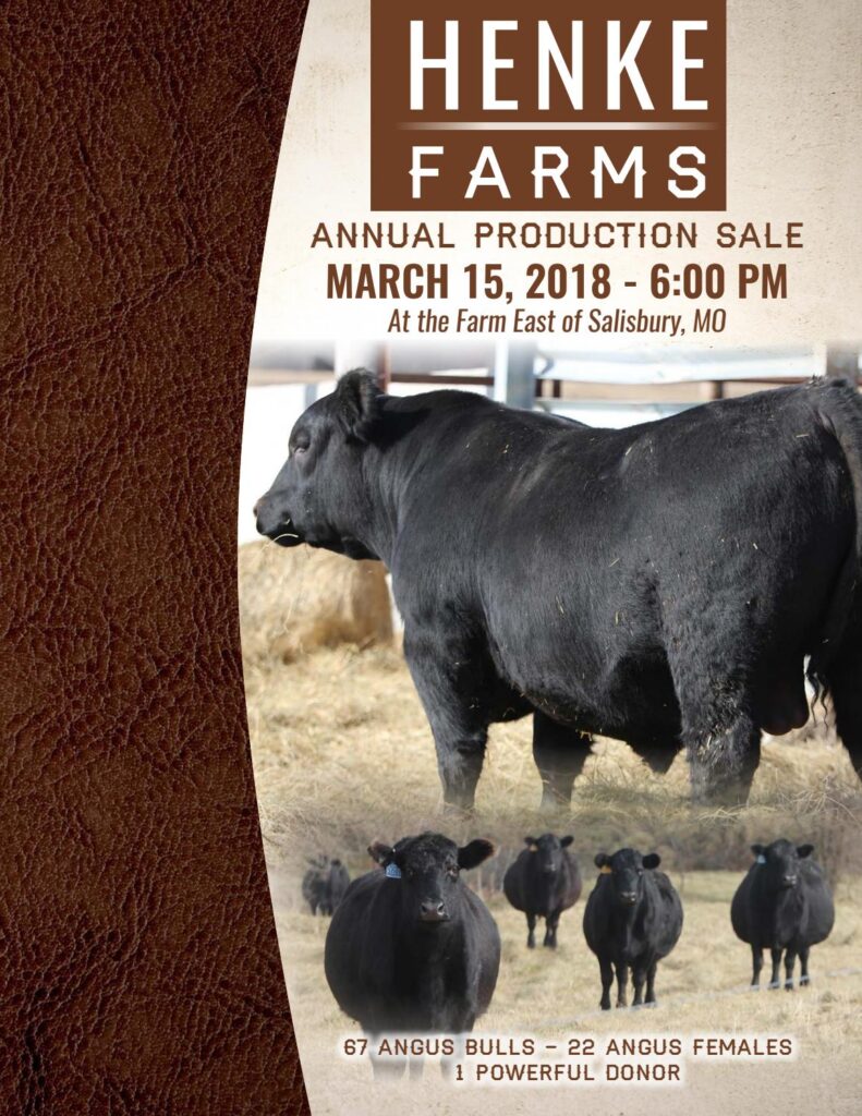 Henke Farms - 2018 Production Sale