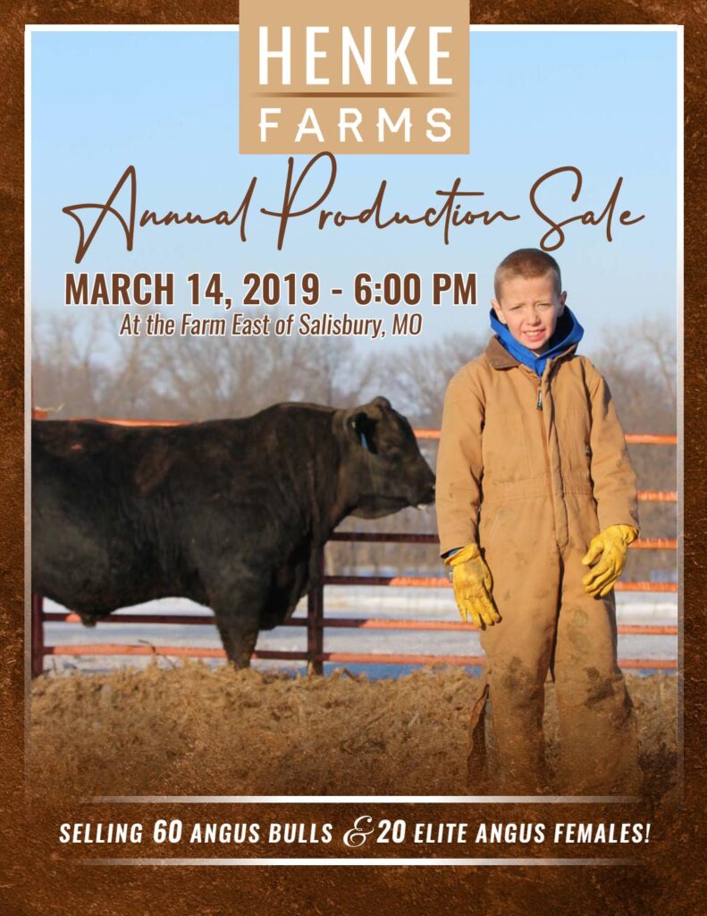 Henke Farms - 2019 Production Sale
