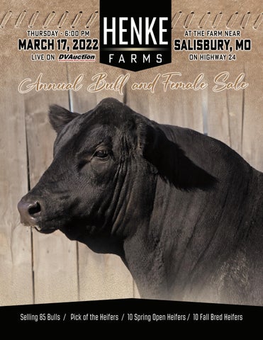 Henke Farms - 2022 Production Sale