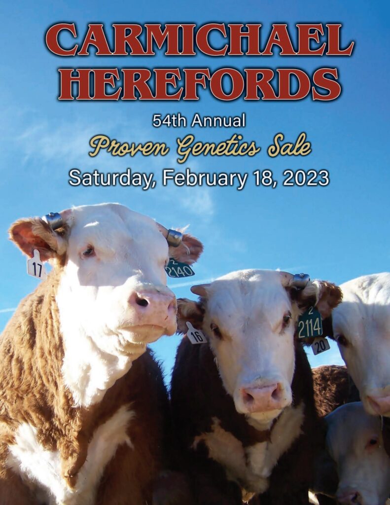 Hereford America - 2023 Carmichael Hereford Proven Genetics Sale