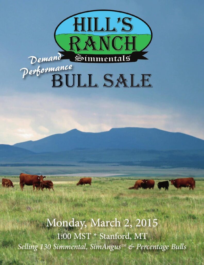 Hill's Ranch Simmentals - 2015 Demand Performance Bull Sale