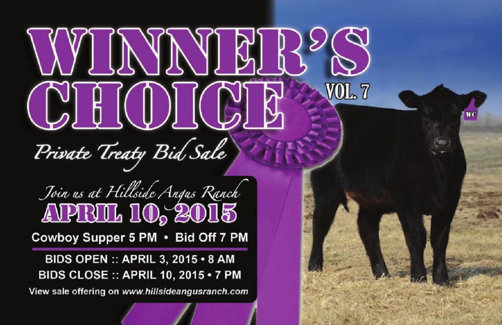Hillside Angus Ranch - Winners Choice Vol. 7