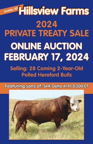 Hillsview Farms 2024 Private Treaty Sale