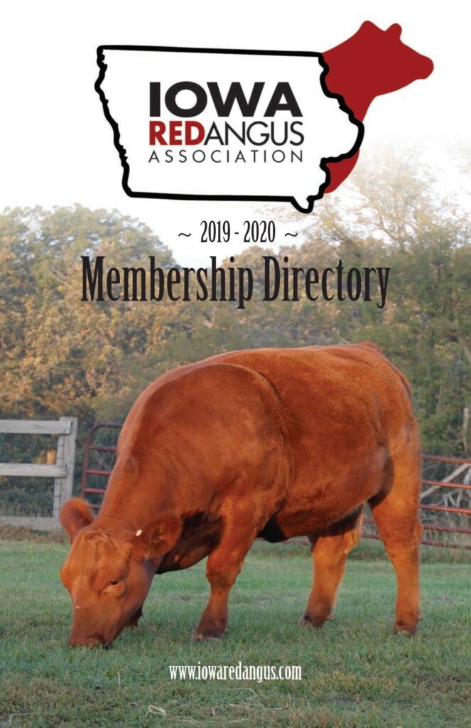 Iowa Red Angus Association - 2019 Member Directory