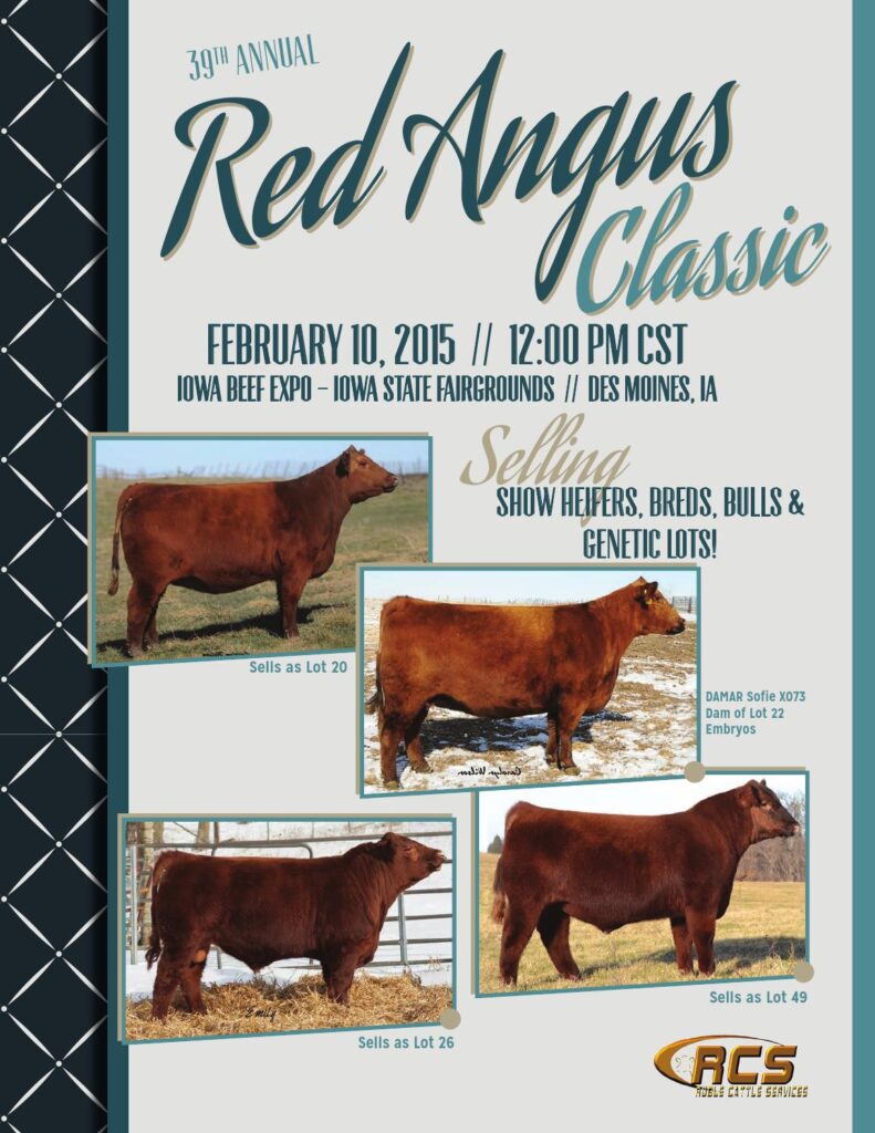 Iowa Red Angus Association - 39th Annual Red Angus Classic Sale