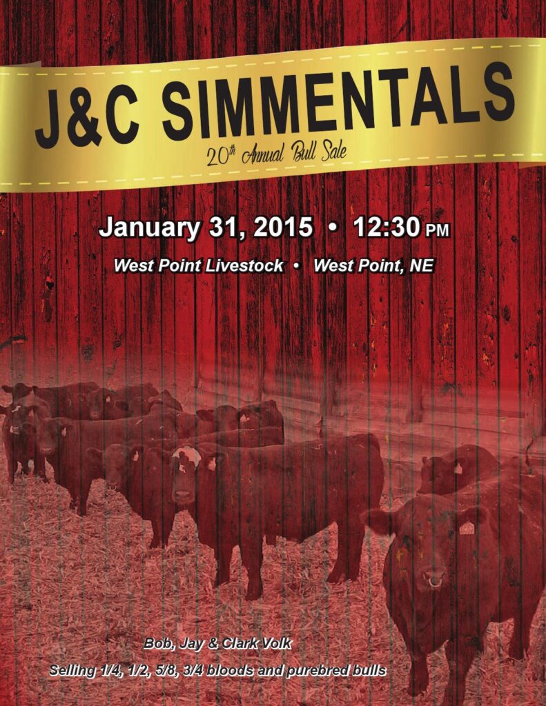 J and C Simmentals - 20th Annual Bull Sale