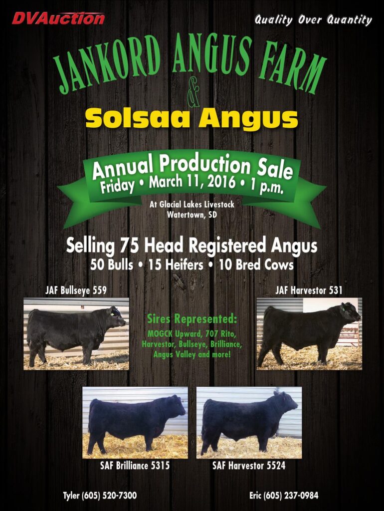 Jankord Angus Farm - 2016 Production Sale