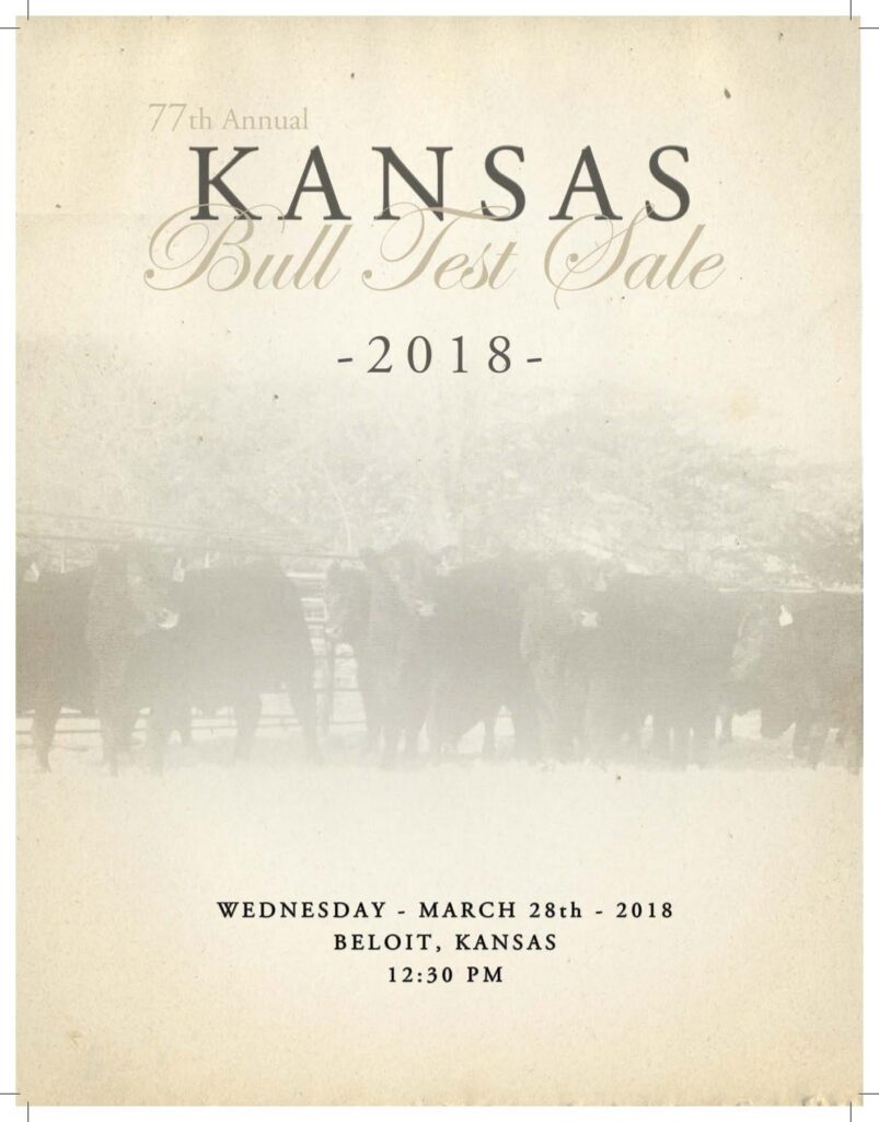 Kansas Bull Test - 2018 Bull Sale