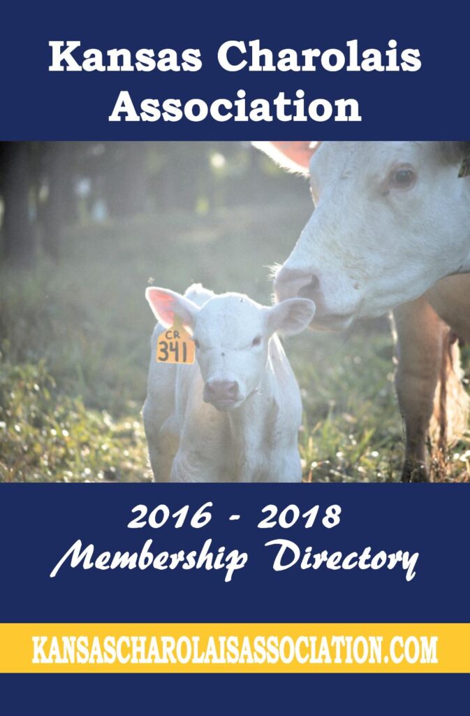 Kansas Charolais Association - 2016-2018 Membership Directory