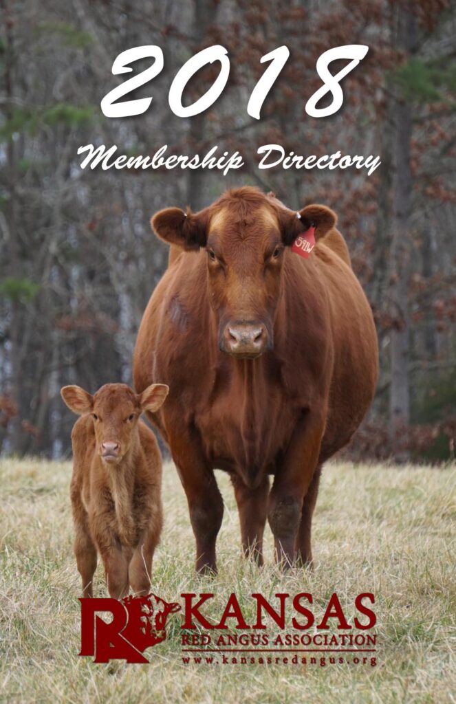 Kansas Red Angus Association - 2018 Membership Directory