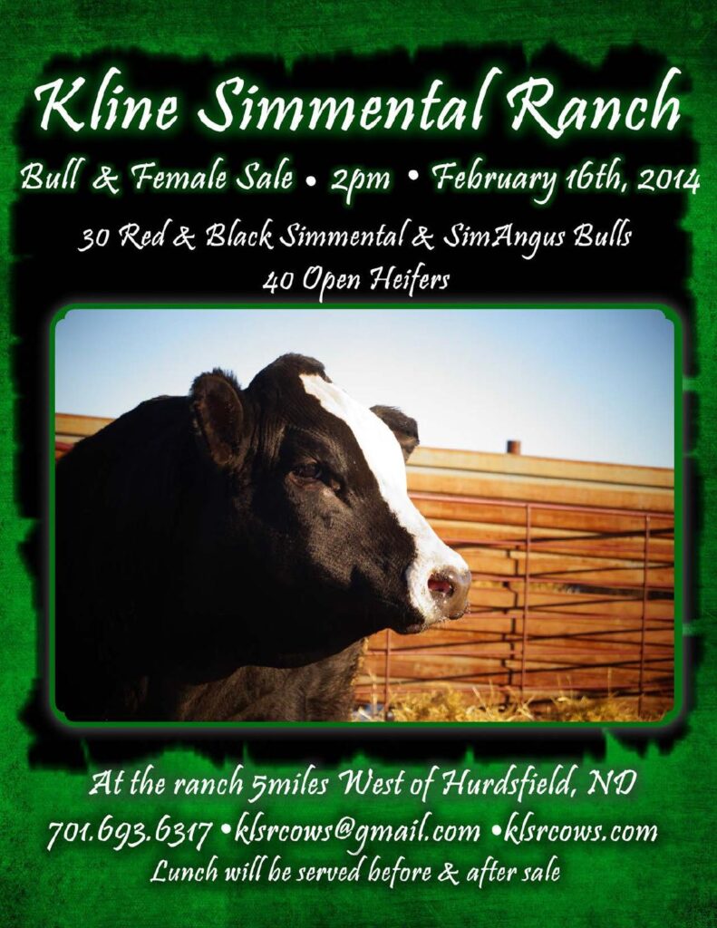 Kline Simmental Ranch - 2014 Annual Production Sale