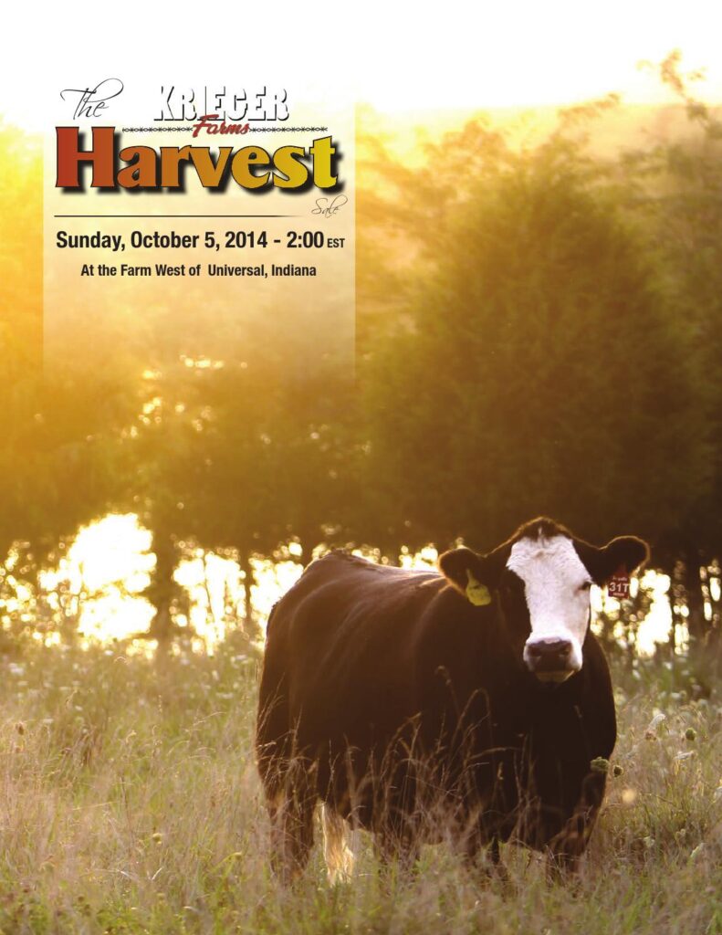 Kreiger Farms - 2014 'The Harvest' Sale