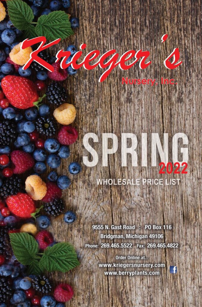 Krieger Nursery Fall 2021 - Spring 2022 Booklet