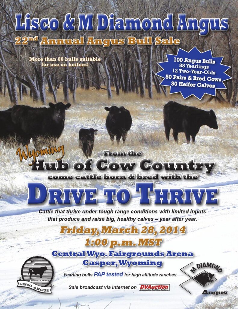 LISCO and M Diamond Angus - 22nd Annual Bull Sale