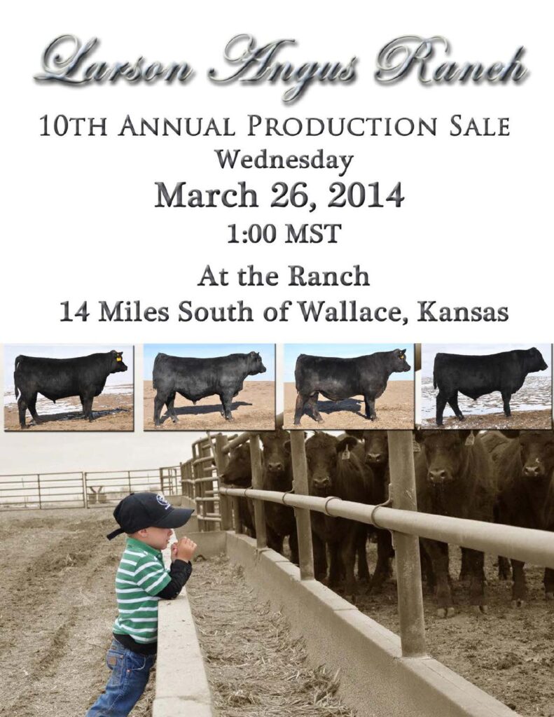 Larson Angus Ranch - 10th Annual Production Sale