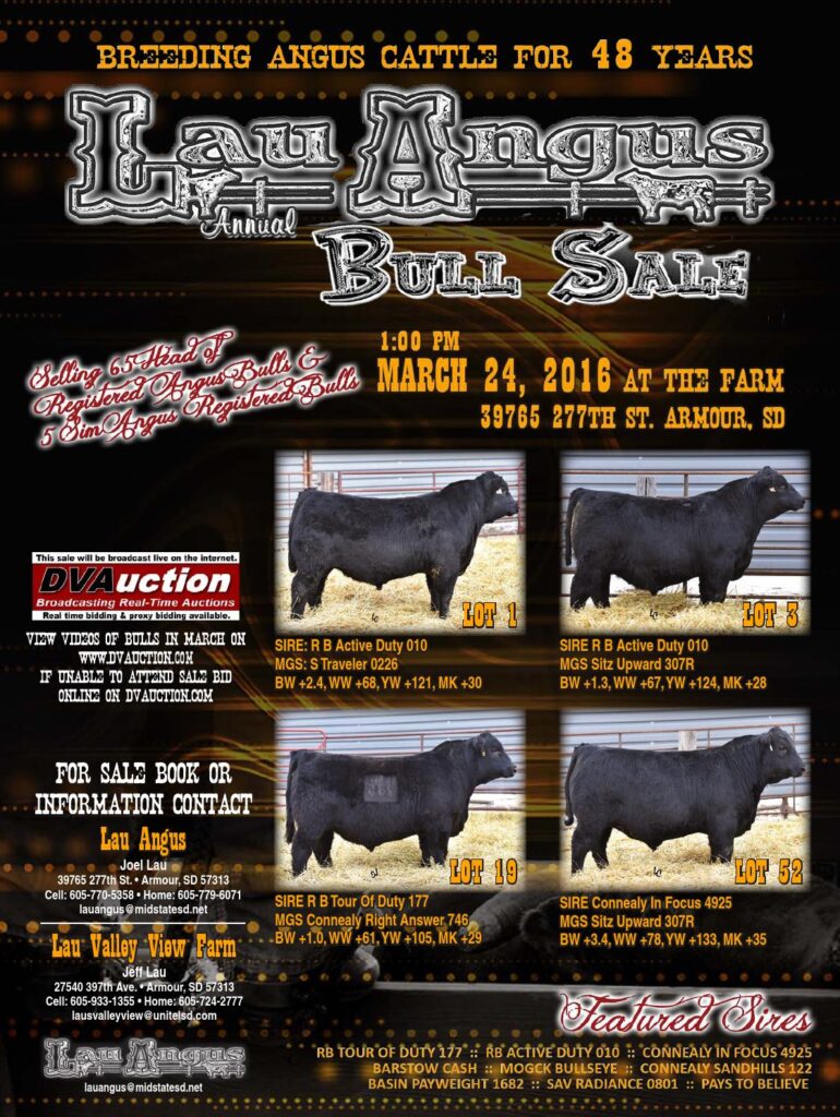 Lau Angus - 48th Annual Bull Sale