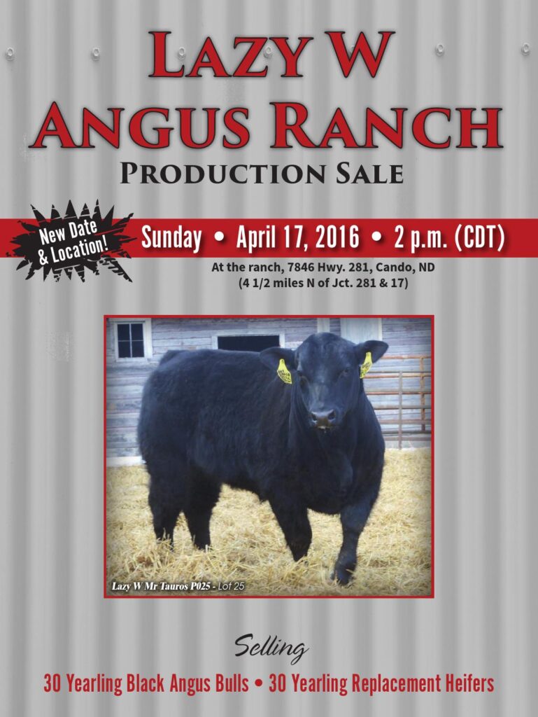 Lazy W Angus Ranch - 2016 Production Sale