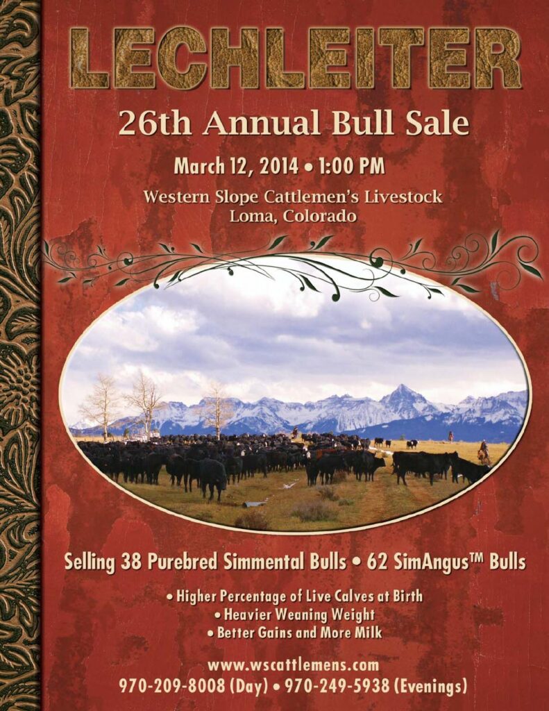 Lechleiter Simmental - 26th Annual Bull Sale