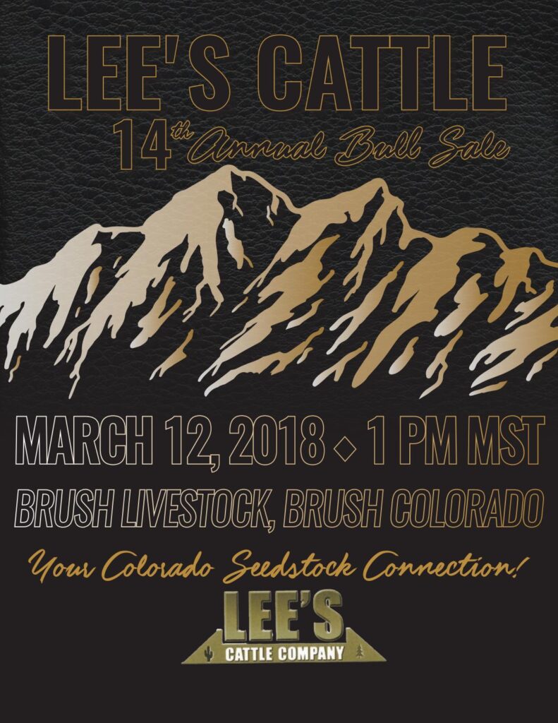 Lee Cattle Company - 2018 Bull Sale