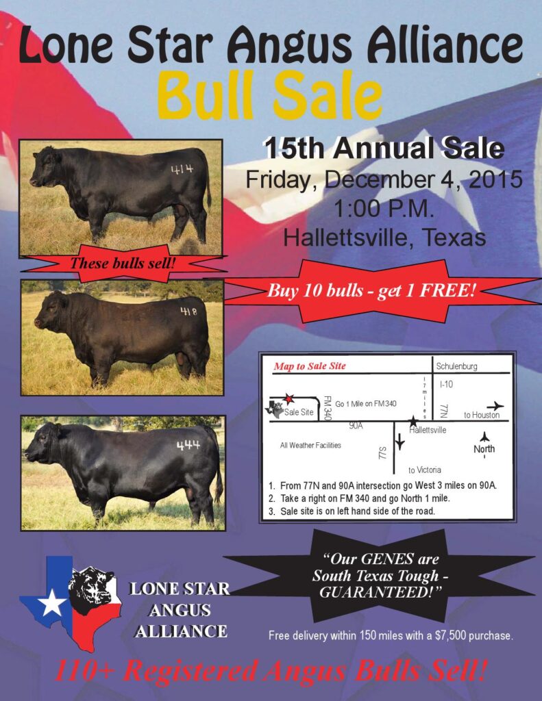 Lone Star Angus Alliance - 2015 Bull Sale