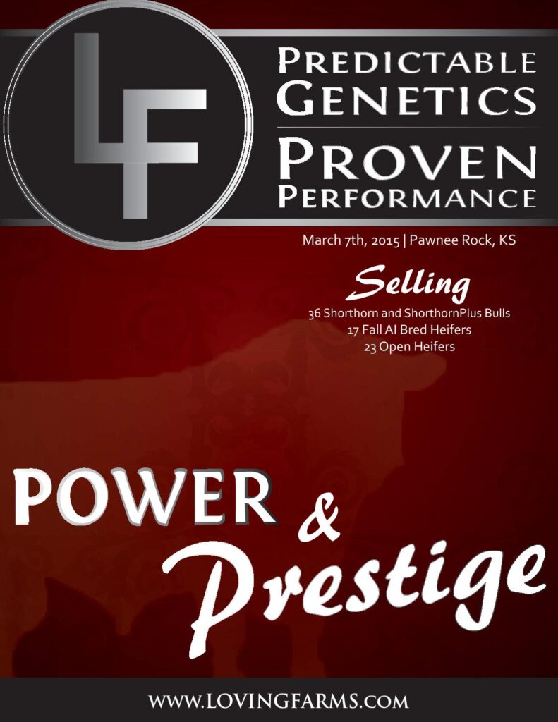 Loving Farms - 2015 Shorthorn Bull and Female Sale