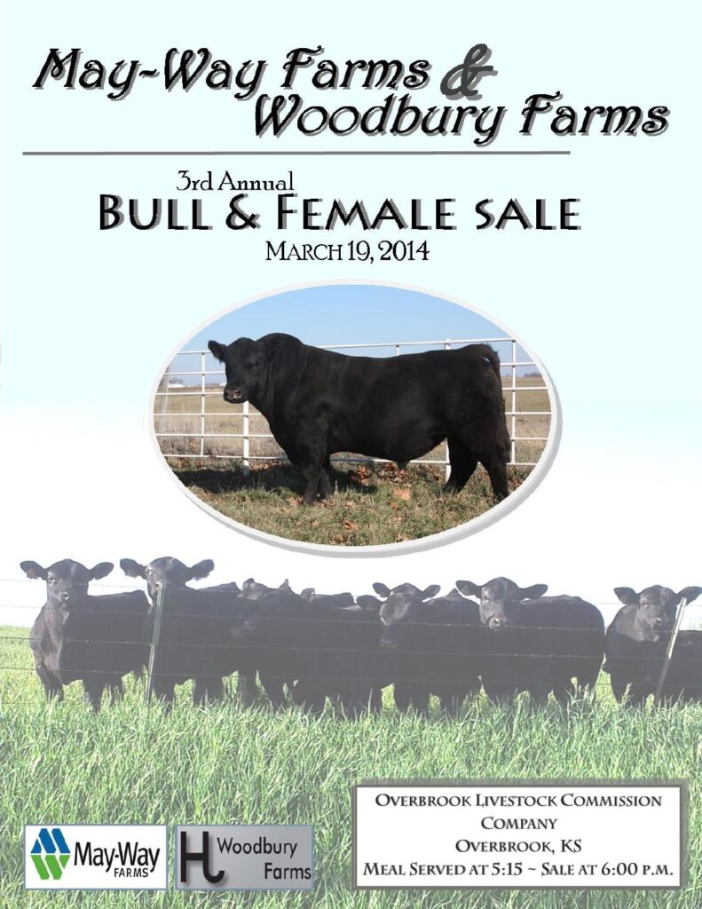MayWay Farms and Woodbury Farms - 3rd Annual Bull and Female Sale
