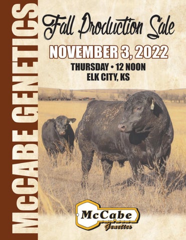 McCabe Genetics - 2022 Fall Production Sale