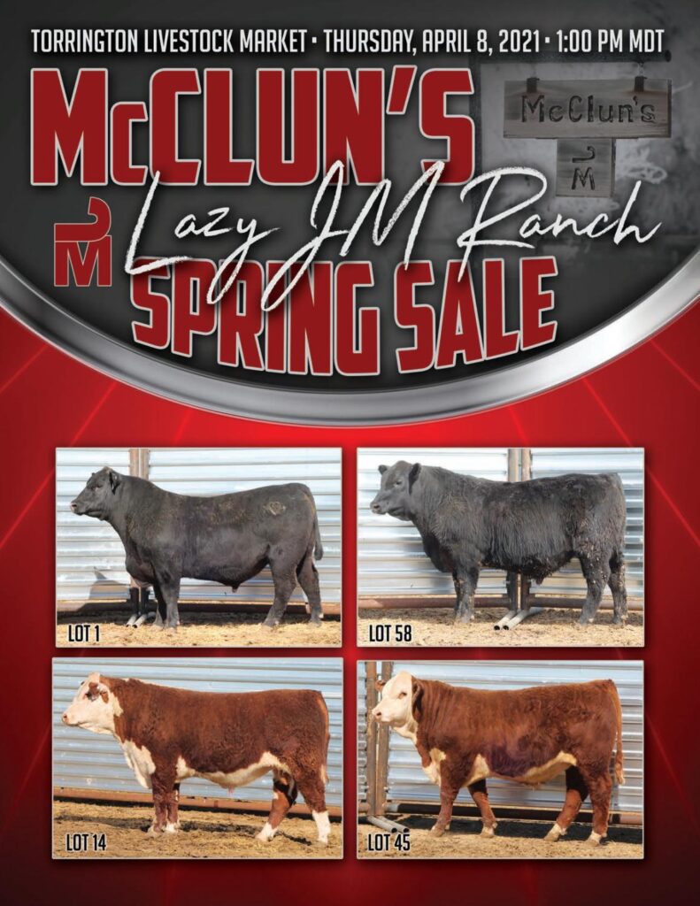McClun's Lazy JM Ranch - 2021 Spring Sale