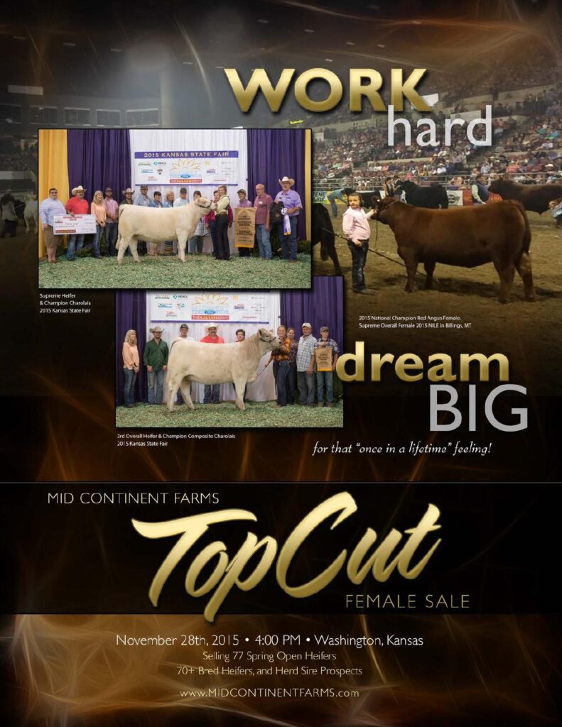 Mid Continent Farms - 2015 Top Cut Female Sale