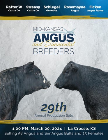 Mid-Kansas Angus & Simmental Breeders 29th Annual Production Sale
