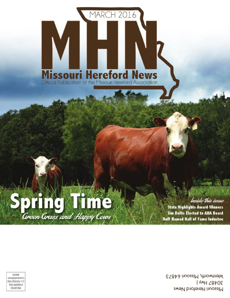 Missouri Hereford News - March 2016 Edition