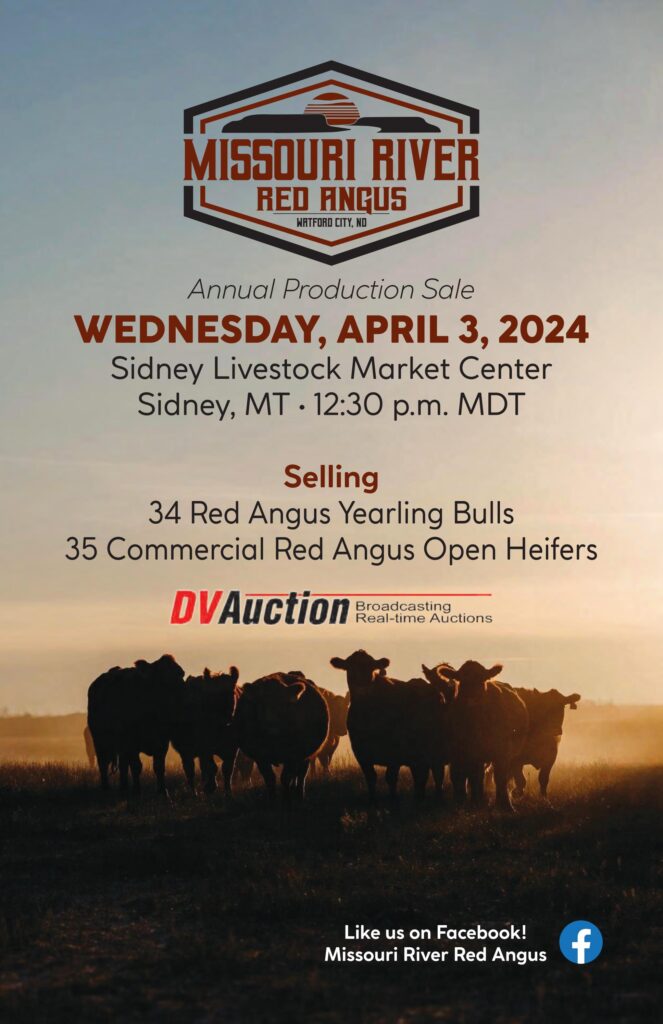 Missouri River Red Angus Annual Production Sale