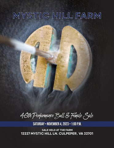 Mystic Hill Farms - 46th Annual Production Sale
