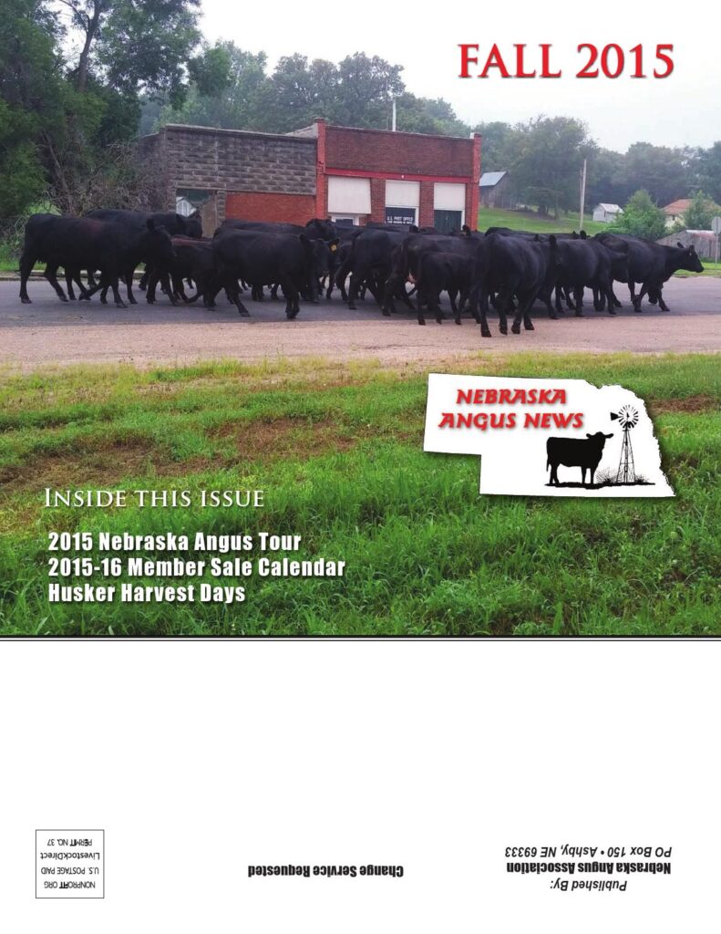 Nebraska Angus News - Fall 2015