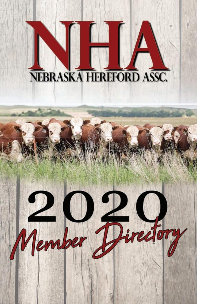 Nebraska Hereford Association - 2020 Membership Directory
