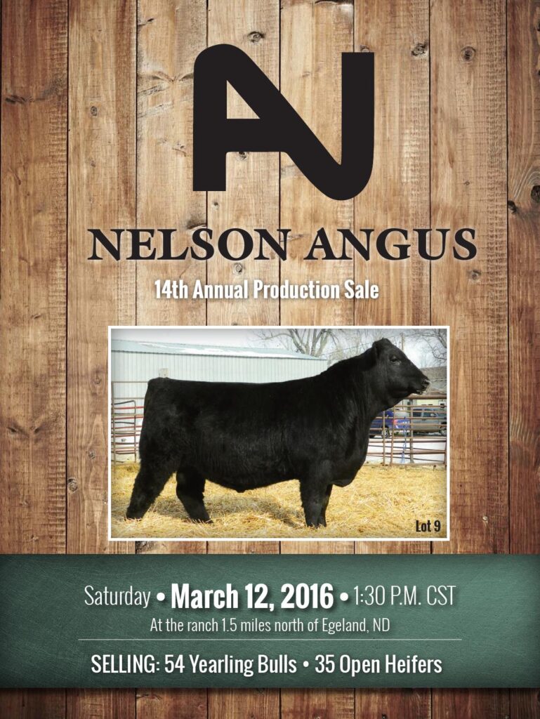 Nelson Angus Ranch - 14th Annual Production Sale