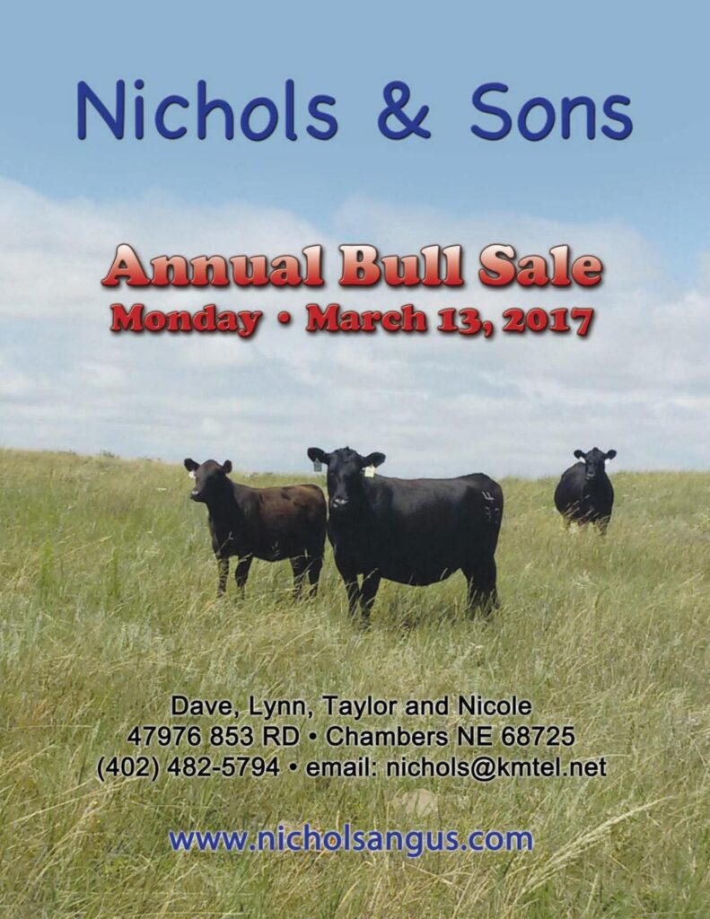 Nichols & Sons - 2017 Annual Bull Sale