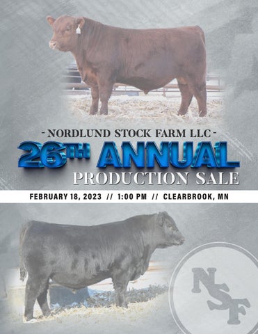 Nordlund Stock Farm, LLC - 2023 Spring Sale