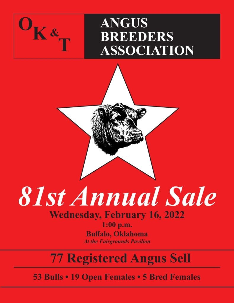 OK&T Angus Breeders Association - 2022 Annual Sale