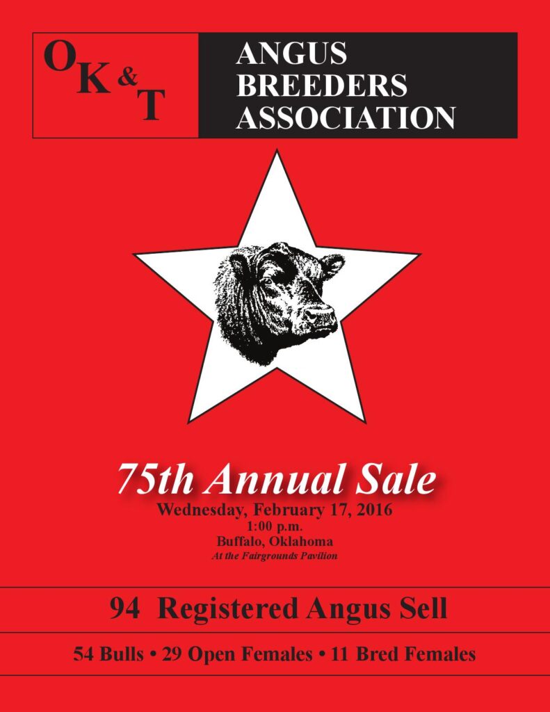 OK&T Angus Breeders Association - 75th Annual Sale