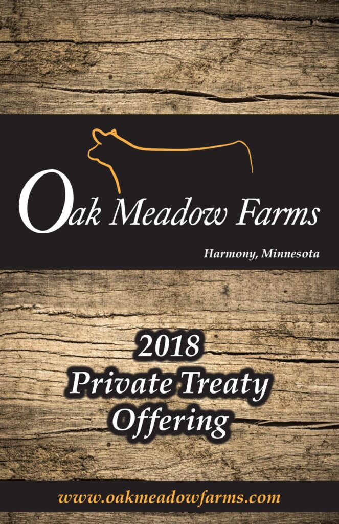 Oak Meadow Farms - 2018 Private Treaty Sale