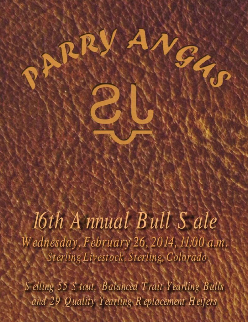 Parry Angus - 16th Annual Bull Sale