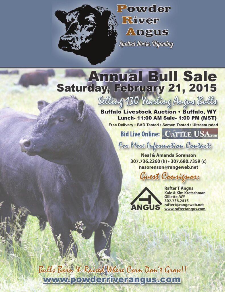 Powder River Angus - 2015 Annual Bull Sale