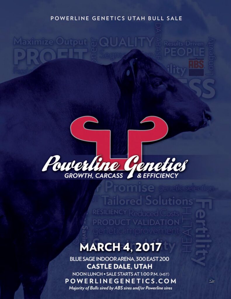 Powerline Beef Genetics - 2017 Castle Dale Bull Sale