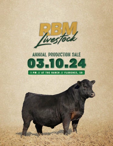 RBM Livestock Annual Production Sale