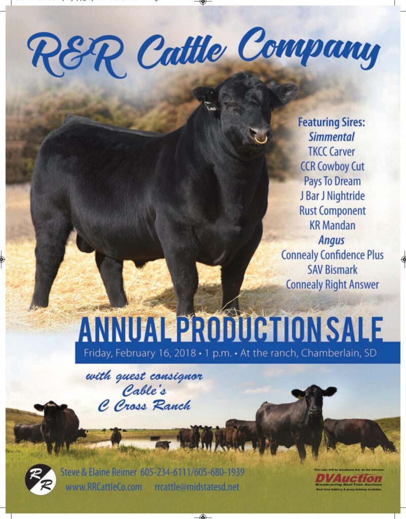 R&R Cattle Company - 2018 Production Sale