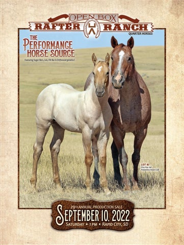 Rafter Open Box Ranch - 2022 Fall Sale