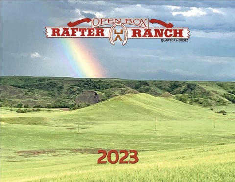 Rafter Open Box Ranch - 2023 Calendar