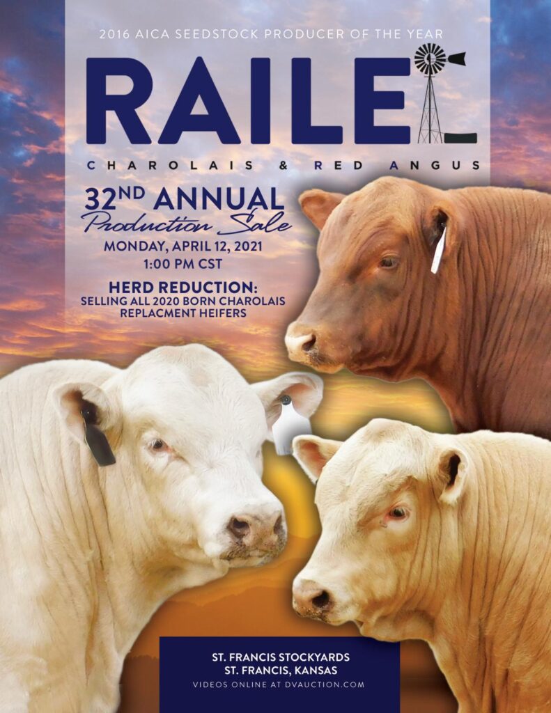 Raile Charolais & Red Angus - 2021 Spring Sale